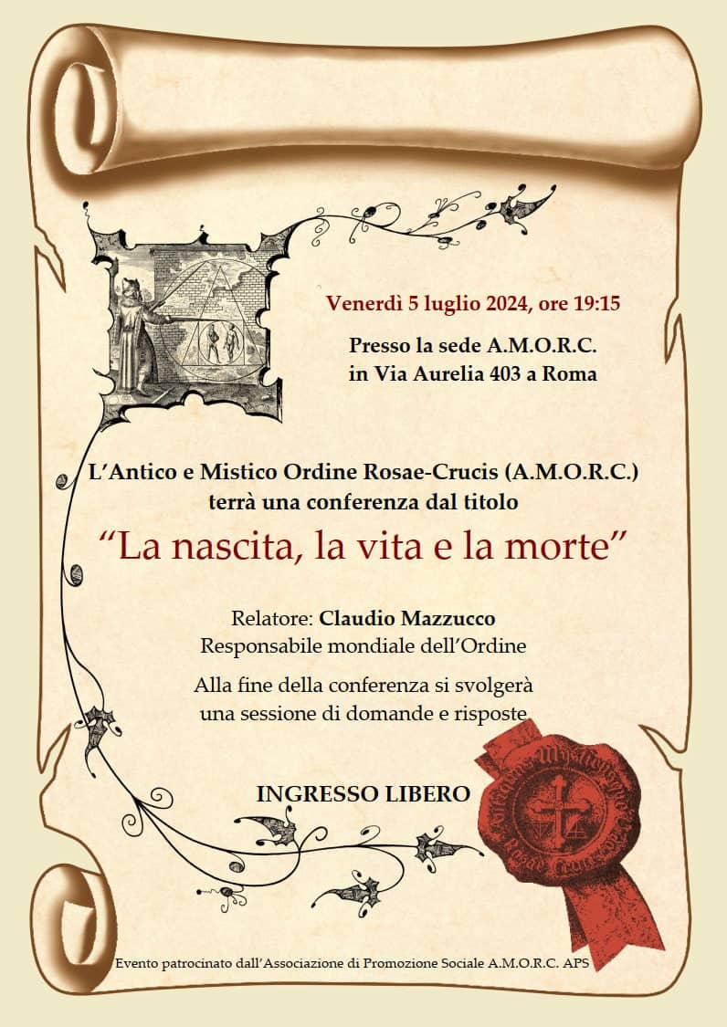 2024 07 05 Conferenza AMORC Imperator Roma