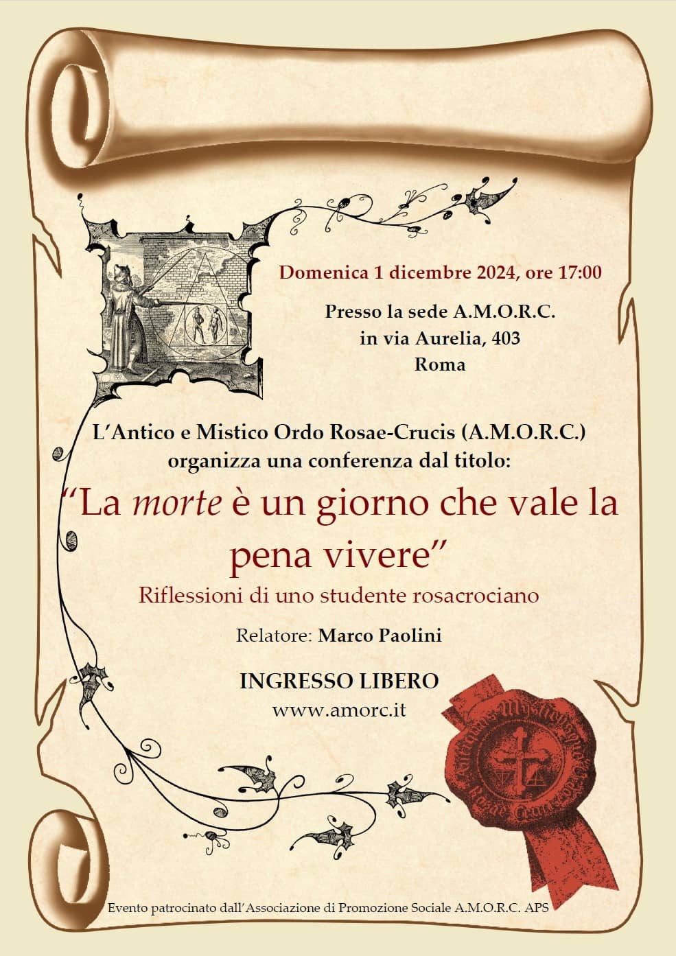 2024 12 01 Conferenza AMORC